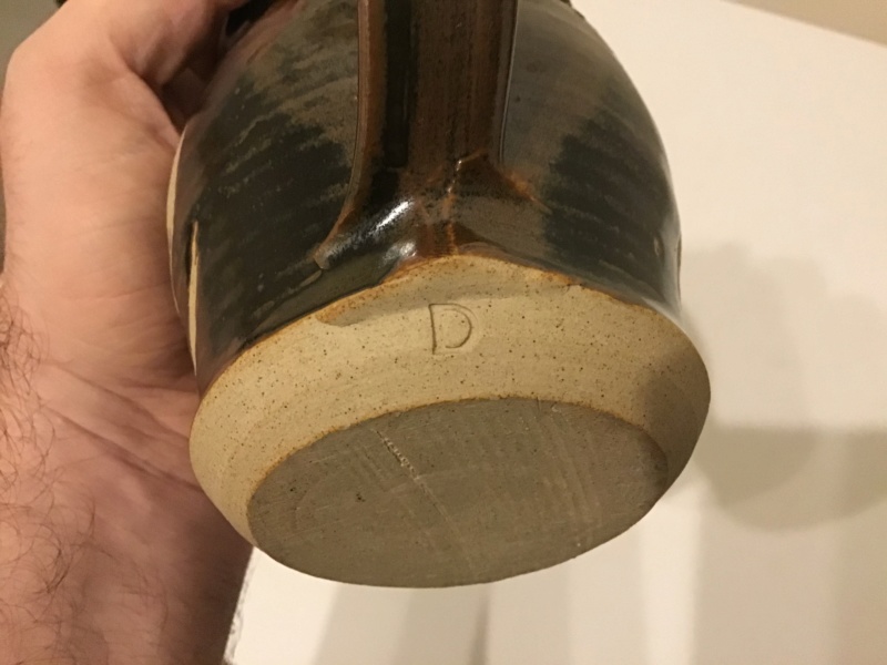 Stoneware jug - just a D 1f572510