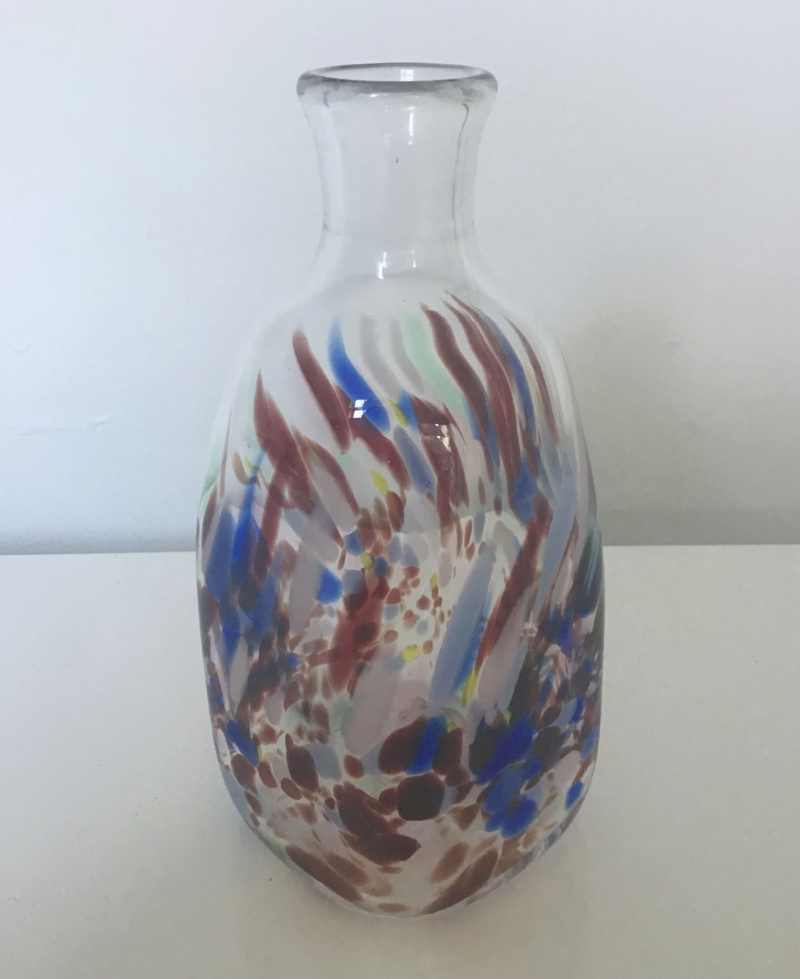 Unknown studio glass bottle H... a ? - 94  Addfa310
