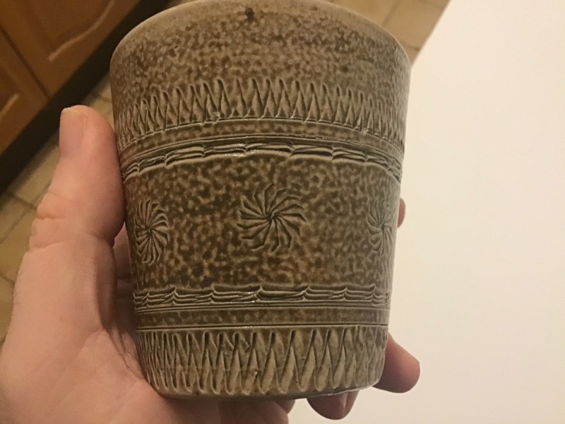 Unmarked Saltglazed Beaker - Scraffito Decoration - Westerwald, Germany? B1310