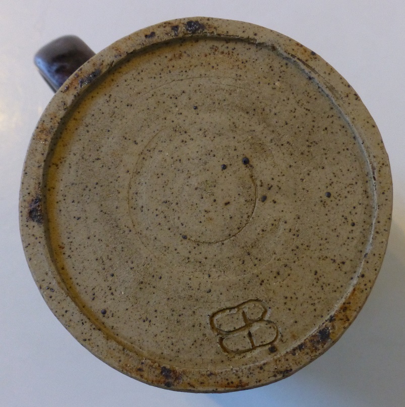 EB lovely glazed Mug - possibly Susan Bennett  P1140514
