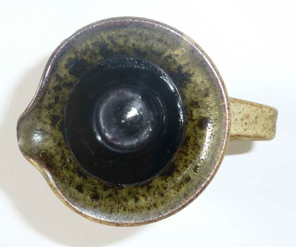Stoneware Jug - Glazed inside Mark - possibly Bill Winstanley  P1150015