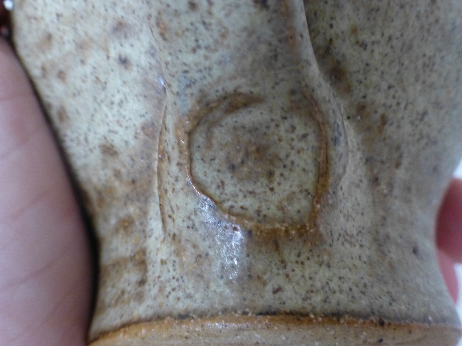 Stoneware Jug - Glazed inside Mark - possibly Bill Winstanley  P1150016