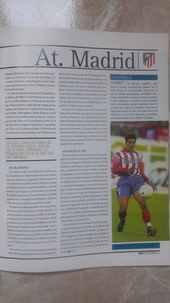 El Atleti de los 90 en las Guías Marca y/o Don Balón. 20200923