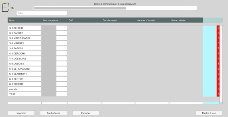 Tutos pour créer un fichier CSV, importer et gérer les comptes utilisateurs Mirand10