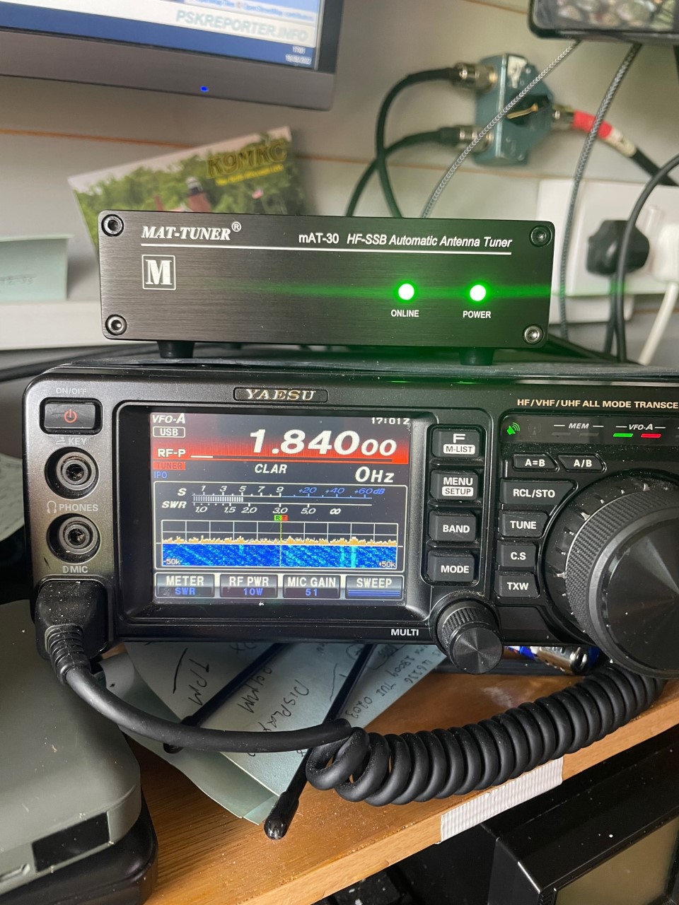 Homebrew ATU for 160m with a way too short antenna! Extern10