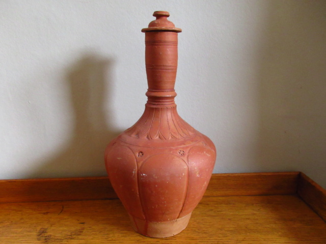 Terracotta water flask bottle Img_8111