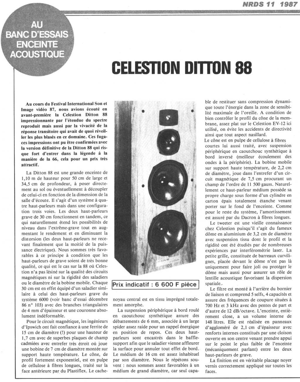 Presentacion Celestion Ditton 88  Celest16