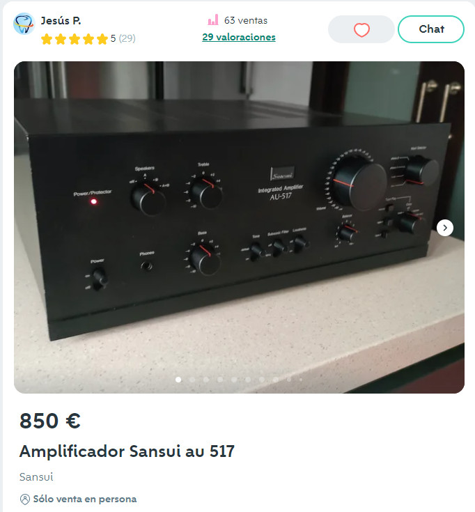 Reflexion sobre los actuales precios del audio vintage Sansui21