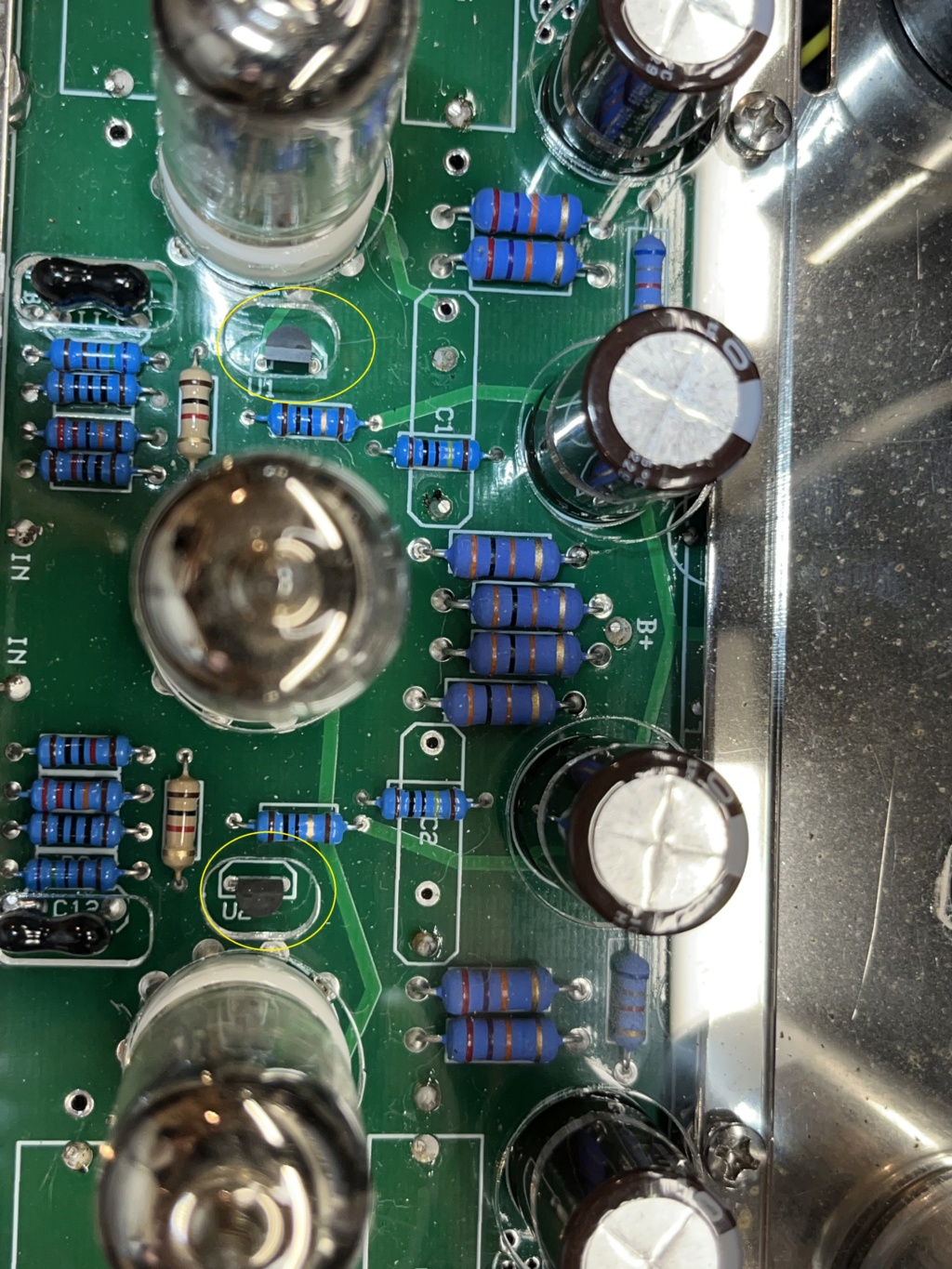 Newbie problems with a ST-70 rebuild VTA70 driver board / bias display: no sound Img_5329