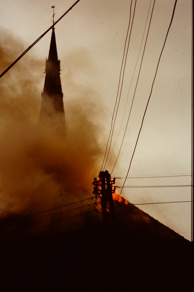 1980 incendie à Alsemberg feu de toiture Pict0104