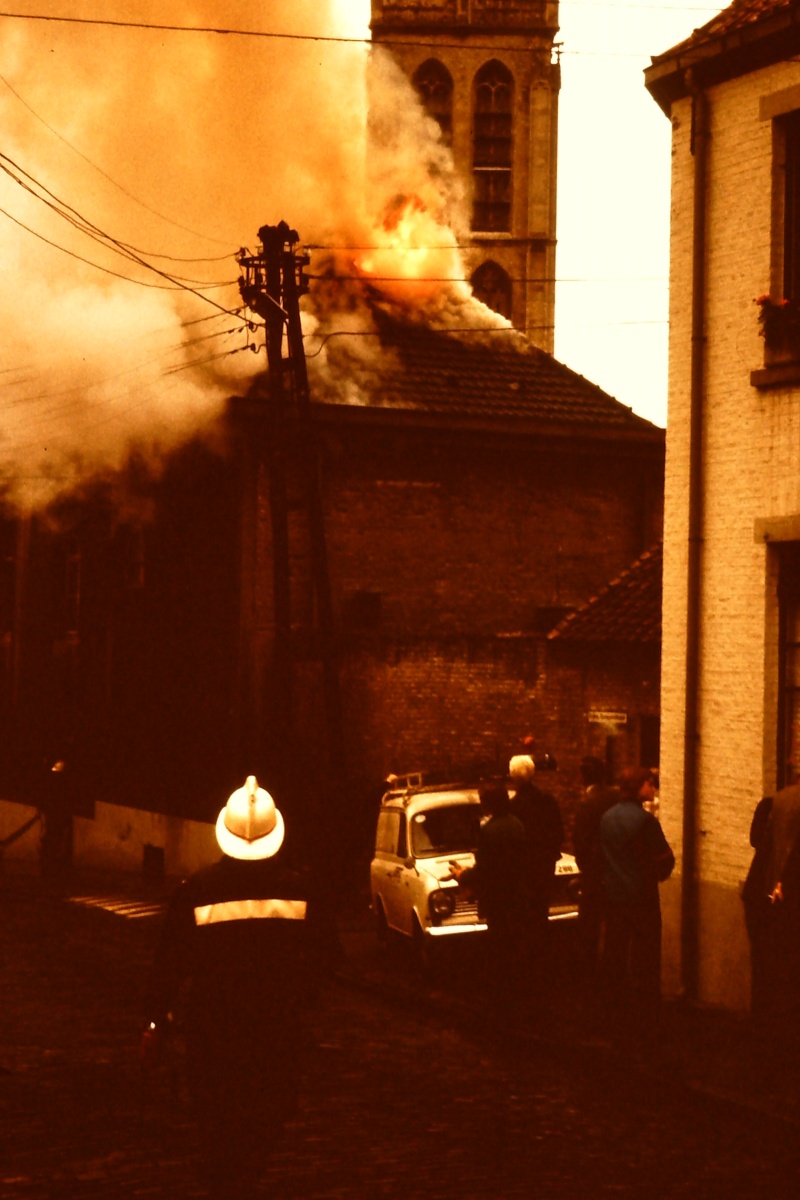 1980 incendie à Alsemberg feu de toiture Pict0105