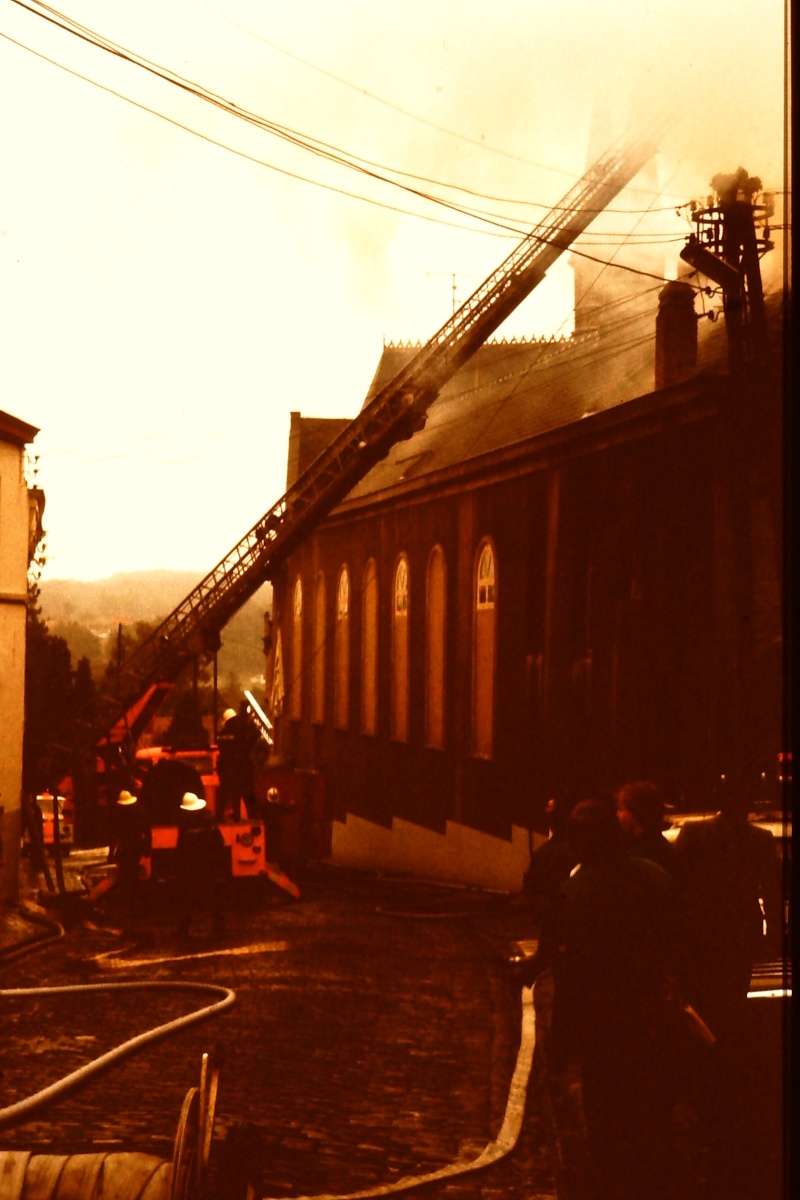 1980 incendie à Alsemberg feu de toiture Pict0109
