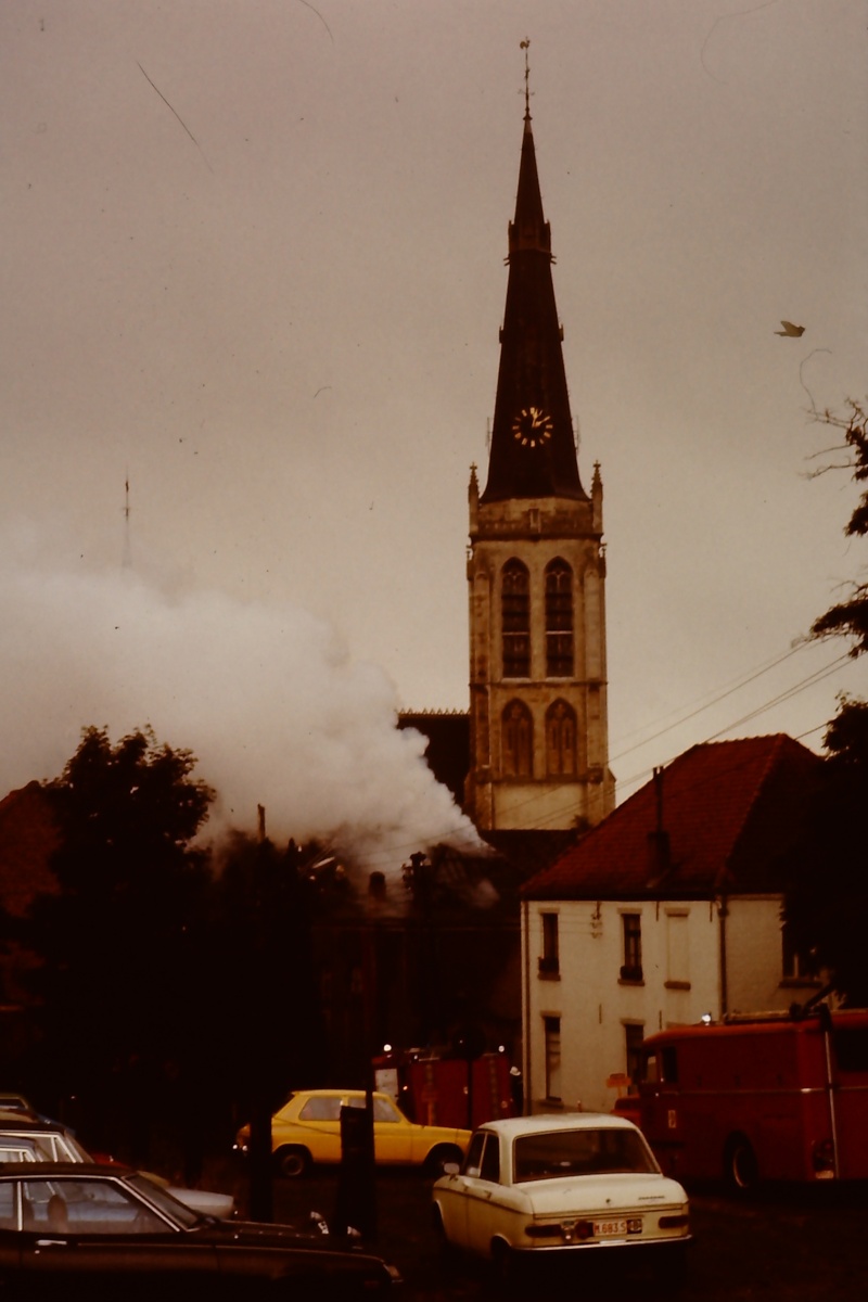 1980 incendie à Alsemberg feu de toiture Pict0110
