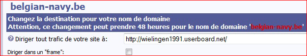 Configuration nom de domaine chez register.be Regist12