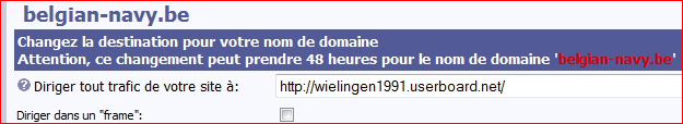 Configuration nom de domaine chez register.be  Regist12