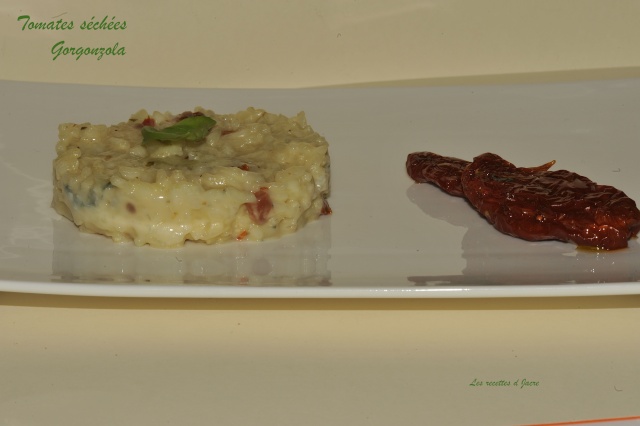 risotto au gorgonzola et tomates séchées _dsc5610