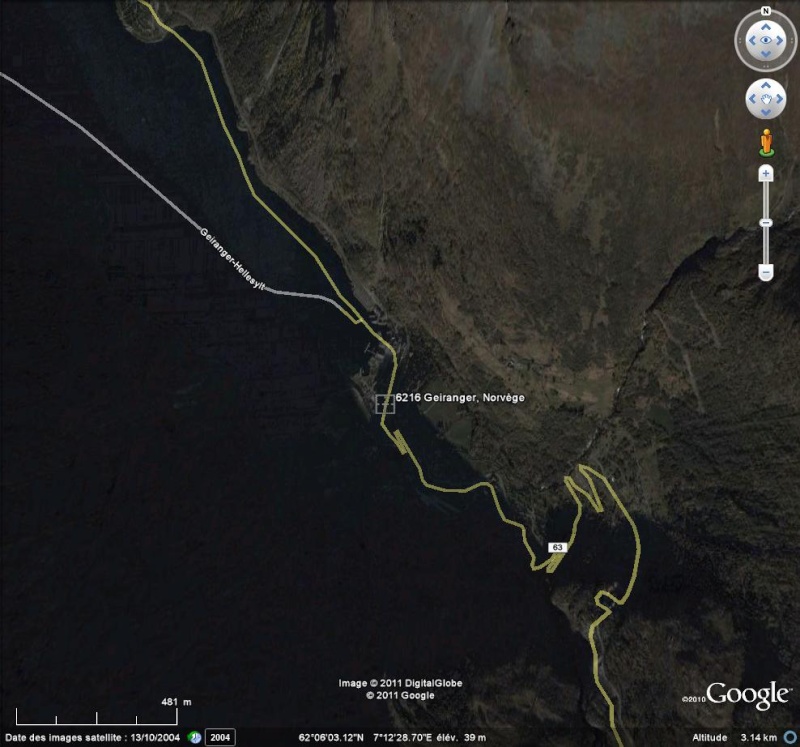 STREET VIEW : Les paysages Des pays Nordiques  Gei110