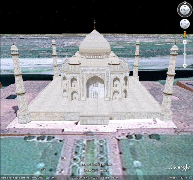 Grands Monuments du Monde en structure 3D [Sketchup] Taj_ma10