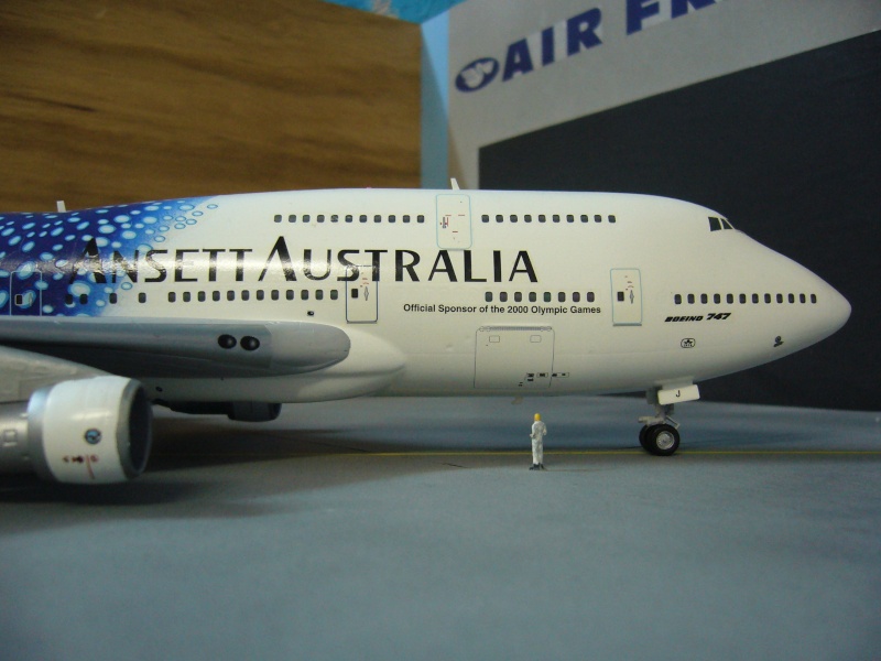 BOEING 747-312 ANSETT AUSTRALIA REVELL JET DECALS 1/144 pn9 P1040445