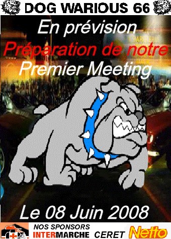 en prparation notre premier meeting Affich10