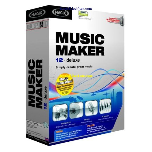 MAGiX Music Maker v12 DELUXE DVD ISO R88g2p10