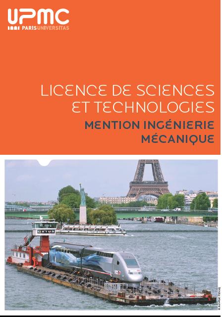 Présentation de la LICENCE d'Ingénierie Mécanique à l'UPMC Page1_10