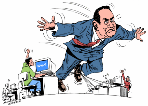 رسوم كاريكاتير حول الثورة المصرية Egypts10