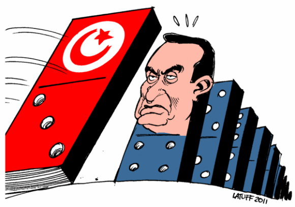 رسوم كاريكاتير حول الثورة المصرية First-10