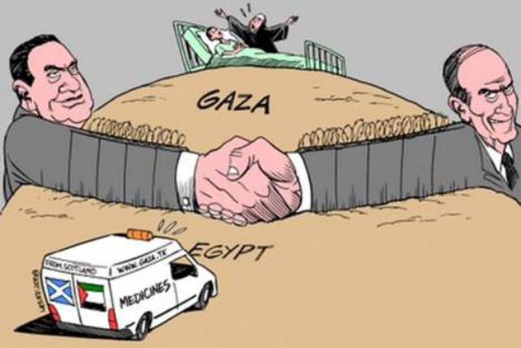 رسوم كاريكاتير حول الثورة المصرية Gaza110