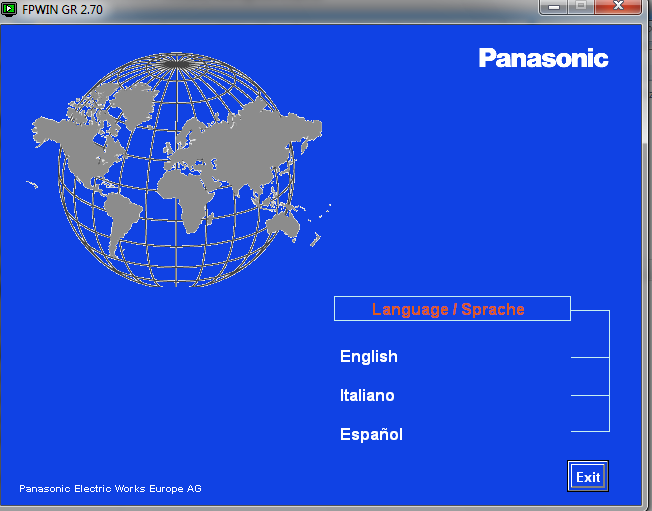 برنامج Panasonic FPWin GR V2.7 Panaso10