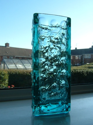 Sklo union glass vase = ID: Jiri Brabec for Rosice in 1969 04610