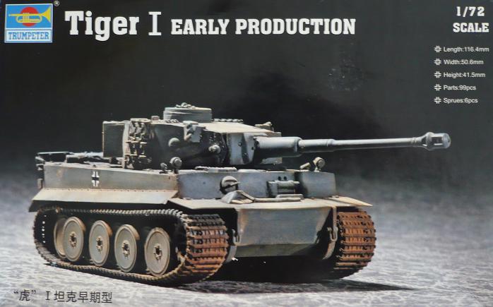 Tigre I Early Prod. - 1/72 - Trumpeter 110