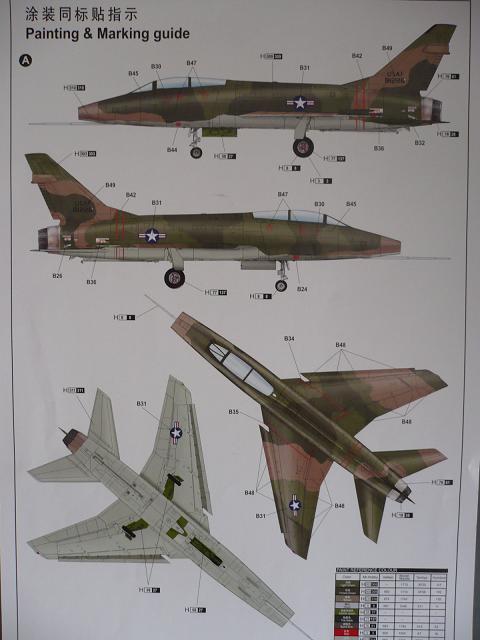 F-100F Super Sabre  [trumpeter] 1/72 212