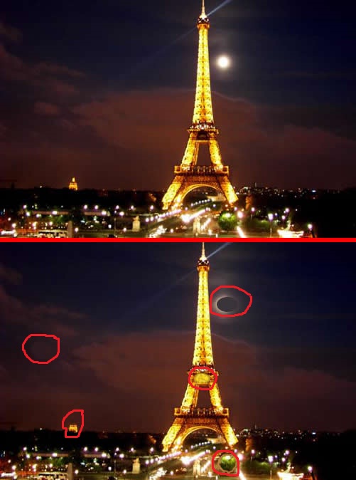Trouve les 5 diffrences entre les deux images - Page 7 Eiffel10