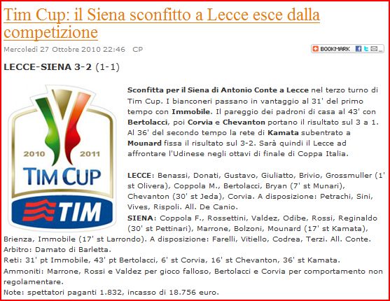 LECCE-SIENA 3-2 (COPPA ITALIA) (27/10/2010) - Pagina 6 Cattur10