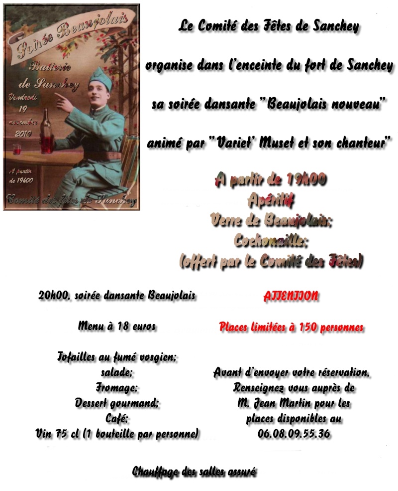 BATTERIE DE SANCHEY, soirée Beaujolais Can75s10