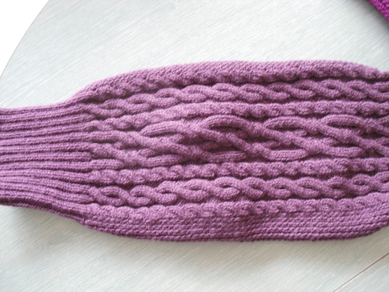 Manteau laine violet à côtes avec pattes. Sam_0015