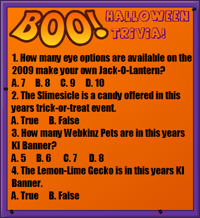 KI Halloween Trivia Contest Hallow10