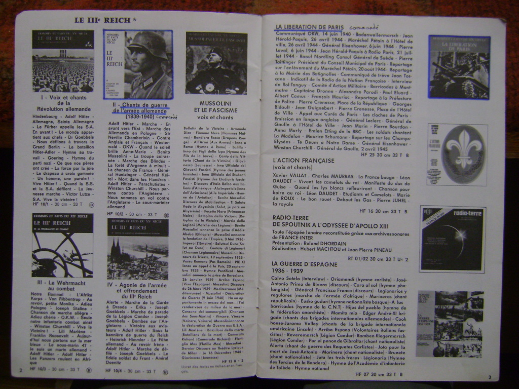 Disques vinyles 33T SERP, Les Waffen ss et Hitlerjugend Dsc03268