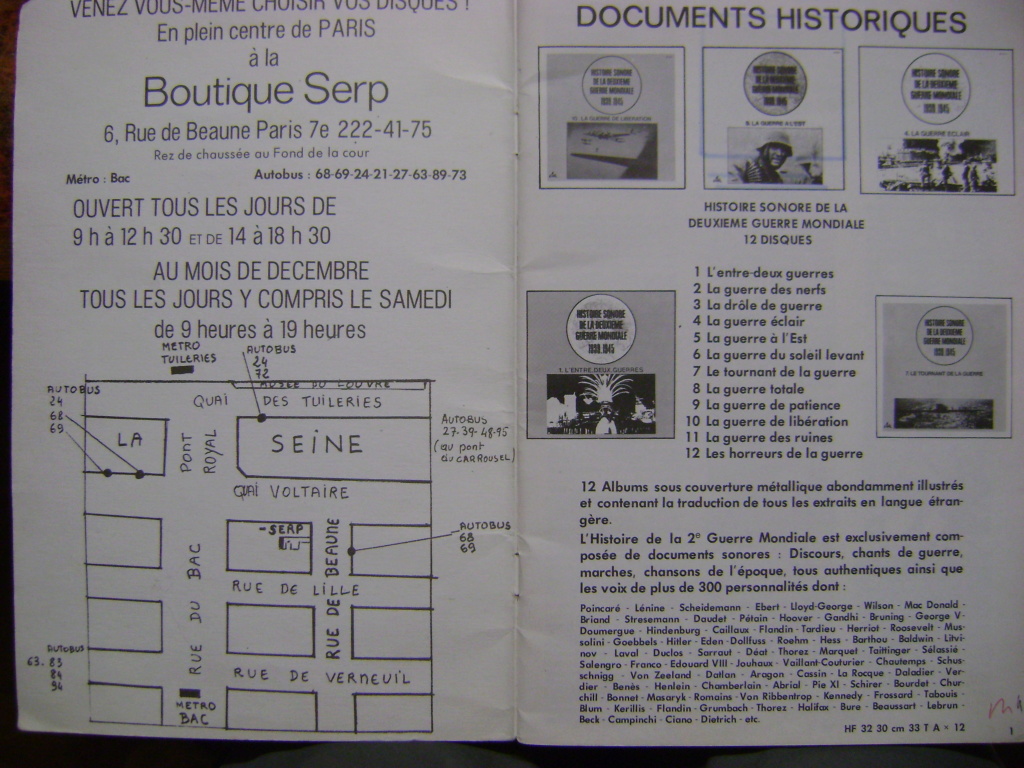 Disques vinyles 33T SERP, Les Waffen ss et Hitlerjugend Dsc03269