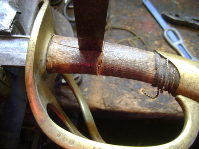 Remise en état du sabre d'un copain, un 1882 de cavalerie légère. Dsc07153