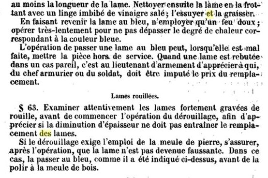 Redresser une lame de sabre ou d'épée. Lames_11