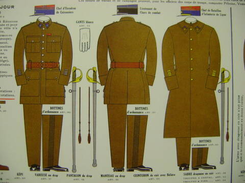 Tenue officier français 1930-1940