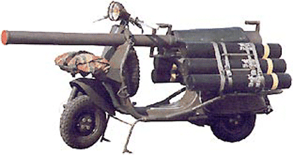 Essai de chronologie des motos militaires de l'armée après 1945. Vespa-10