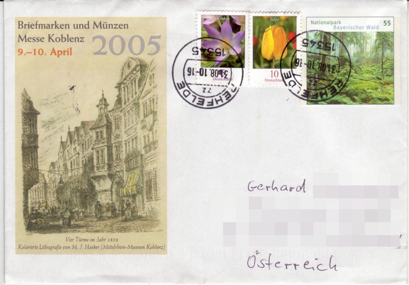 stempel - Postbelege - verhunzt und zerstört Kopfst10