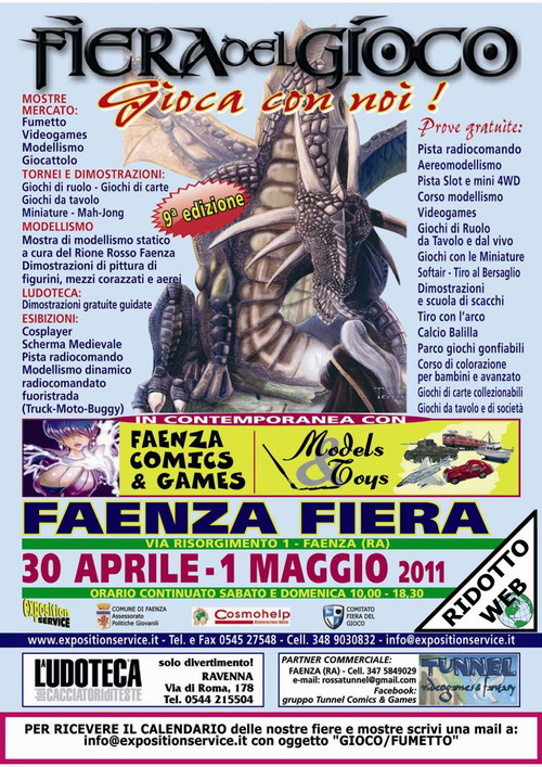 FAENZA FIERA DEL GIOCO 30 APRILE - 1 MAGGIO Vol_we10