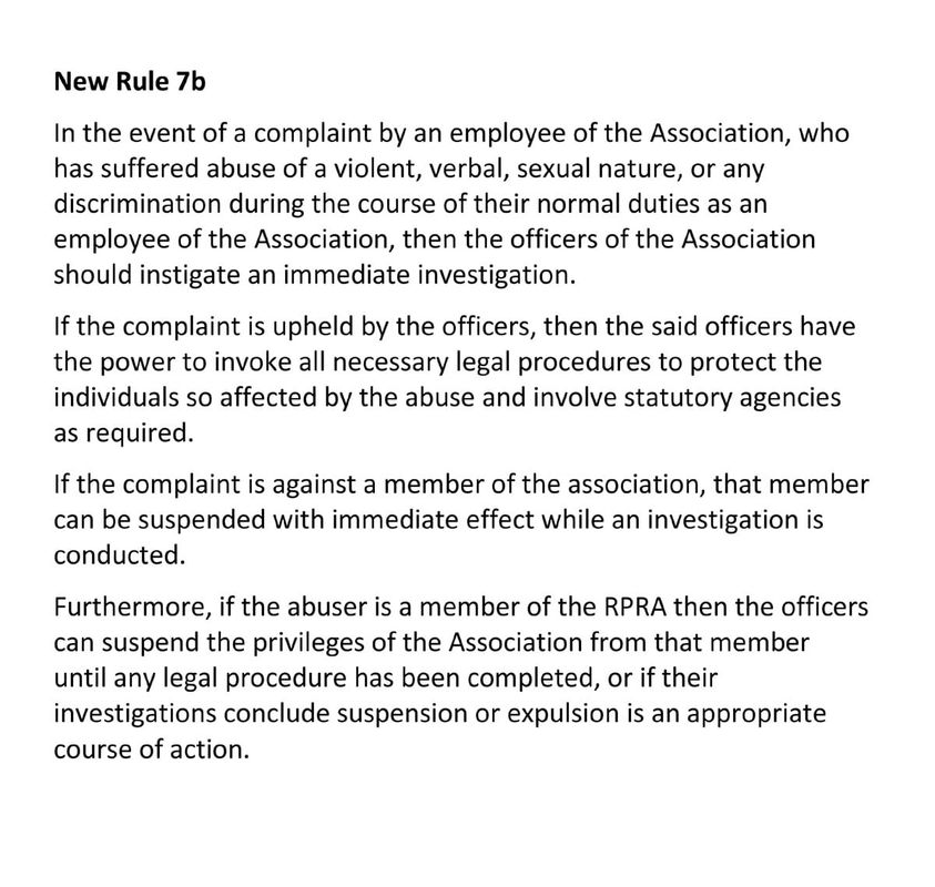 New RPRA Rule 7b passed  Rpra_r10