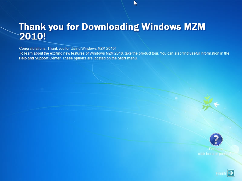  حصريا نسحة الاكس بي الرائعه Windows MZM 2010 بمساحة 700 ميجا على اكثر من سيرفر  Window18