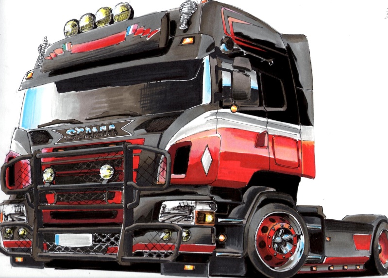 == Scania V8 R500 "padborg express spirit"== - Page 2 Truck010