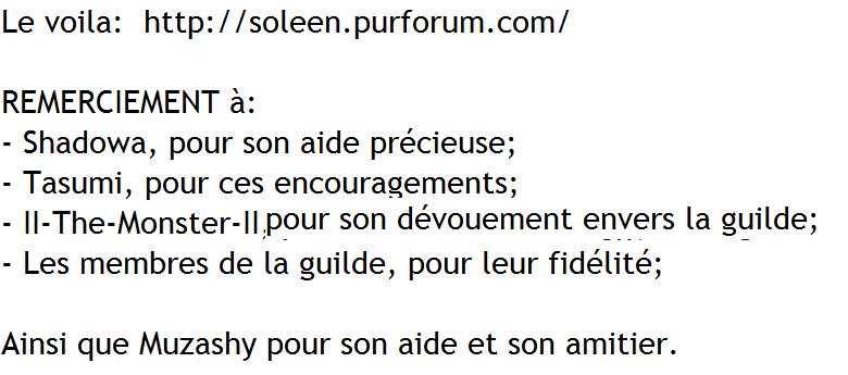 Forum Soleen (dofus)